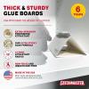 imageCatchmaster Clothes Moth Traps for House 24PK Wardrobe Closet Storage Glue Traps Sticky Bug Catcher Indoor with Pheromone Odorless Adhesive Flying Insect Trap Protect Clothing Pet Safe Pest Control24 Traps