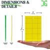 imageCatchmaster Dual Action Plant Labels 100 PK Sticky Insect Trap Plant Stakes for Live Plants Indoor Outdoor Fruit Fly Trap Glue Traps for Home Farm Garden Hydroponics ampamp Greenhouse Pest ControlYellow