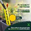 imageCatchmaster Dual Action Plant Labels 100 PK Sticky Insect Trap Plant Stakes for Live Plants Indoor Outdoor Fruit Fly Trap Glue Traps for Home Farm Garden Hydroponics ampamp Greenhouse Pest ControlYellow