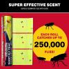 imageCatchmaster Giant Fly Glue Trap 3Pack 30 Feet Each Adhesive Fly Traps Outdoor Sticky Bug Catcher Bulk Flying Insect Paper Roll Pet Safe Pest Control for Garage Barn Greenhouse ampamp Garbage Room3 Pack