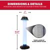 imageCatchmaster Glostik Flying Insect Trap 1Pk LED Light Glow in The Dark Sticky Fly Traps for Indoors ampamp Outdoors Mosquito ampamp Bug Catcher Night Trap Pet Safe Insect Killer Home ampamp Camping Pest Control