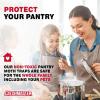 imageCatchmaster Pantry Pest ampamp Moth Traps 2Pk Bug Killer for Kitchen Storage ampamp Pantry Cabinet Sticky Moth Traps for House Protect Pet Food Kitchen Cabinets Storage Pet Safe Glue TrapWhite