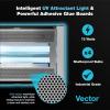 imageCatchmaster Vector Universal Replacement Glue Boards UV Light Fly Trap for Home Unscented Gnat Traps for House UV Lamp Insect ampamp Mosquito Killer Refill Adhesive Bug Light Boards 12Pack White2 900 sq ft coverage