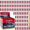 imageCatchmaster Fly Ribbon 20Pack Bug ampamp Fruit Fly Traps Outdoor and Indoor Premium Adhesive Sticky Strips ampamp Gnat Hanging Strips Bulk Scented Flying Insect Paper Rolls Non Toxic Home Pest Control96 Pack