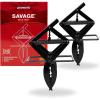 imageCatchmaster Savage Professional Strength Mole Trap 2Pack Plunger Style Mole Killer Heavy Duty Solid Metal Outdoor Rodent Trap for Garden Easy Step to Set Pest Trapper for Home ampamp Yard