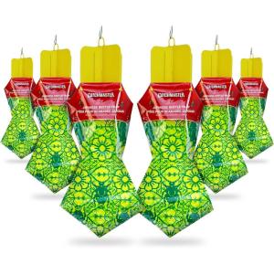 imageCatchmaster Japanese Beetle Traps Outdoor 3PK Flying Insect Trap Bag with Lid ampamp Dual Pheromone Food Lure Hanging Bug Catcher Pest Control for Backyard ampamp Garden Plants Trees Vegetables ampamp Flowers6 Pack