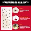 imageCatchmaster Cricket XL Giant Glue Boards 6Pk Adhesive Bug Catcher Cricket Traps Indoor Sticky Trap for Inside Your Home Bulk Insect Killer Insect Traps for House ampamp Garage Pet Safe Pest Control48 Traps