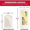 imageCatchmaster Gluee Louee Rat Extra Large Traps 30PK Heavy Duty Glue Traps Mouse Traps for Home PreScented Adhesive Glue Boards for Inside House Snake Mice ampamp Spider Traps Pet Safe Pest Control