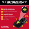 imageCatchmaster Predator Snap Mouse Trap 6Pk Humane Mouse Traps Indoor for Home Reusable Rodent Killer with Attractant House Critter Catcher with Bait Pet Safe Pest Control for Garage ampamp Basement