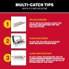 imageCatchmaster Pro Series MultiCatch Mouse Trap 3Pack Humane Mouse Traps Indoor for Home Rat Trap Outdoor with Replaceable Glue Boards Pet Safe Pest Control Live Catch for Garage ampamp ShedFull Size Metal Mouse TrapRefill