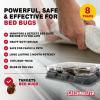 imageCatchmaster Slider Bed Bug Monitors 8Pack Adhesive Bed Bug Traps for Home ampamp Travel Glue Traps for Under Mattress Early Detection for Bedroom Bulk Bed Bug Interceptors Pet Safe Pest Control