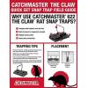 imageCatchmaster The Claw Quick Set Rat Snap Trap 6Pk Mouse Traps Indoor for Home Reusable Rodent Killer for House Outdoor Critter Catcher Eco Friendly Pest Control for Garage Basement ampamp Kitchen