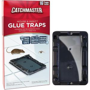 imageCatchmaster Cold Weather Mouse Traps Indoor for Home 6PK Winter Pest Control Adhesive Tray for Bugs Crickets ampamp Spiders Pet Safe Glue Traps for Mice in Basement WalkIn Fridge Warehouse ampamp Garage16 Traps
