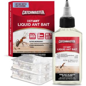 imageCatchmaster DefiANT 16 Reusable Bait Stations 8 Stacked Liquid Ant Bait  NOT Included MultiSurface Ant Killer for Home Discrete Traps Indoor Pest Control Traps Reduce Infestation of AntsLiquid Bait  Stations