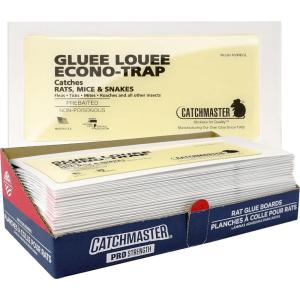 imageCatchmaster Gluee Louee Rat Extra Large Traps 30PK Heavy Duty Glue Traps Mouse Traps for Home PreScented Adhesive Glue Boards for Inside House Snake Mice ampamp Spider Traps Pet Safe Pest Control