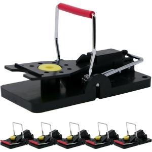 imageCatchmaster Predator Snap Mouse Trap 6Pk Humane Mouse Traps Indoor for Home Reusable Rodent Killer with Attractant House Critter Catcher with Bait Pet Safe Pest Control for Garage ampamp Basement