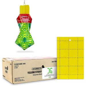 imageCatchmaster Outdoor Bug Trap Bundle Japanese Beetle Trap 3Pack ampamp Yellow Sticky Trap 72Pack Flying Insect ampamp Mosquito Traps for Backyard Garden ampamp Farm