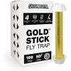 imageCatchmaster Fly Trap Bundle Gold Stick 4Pack ampamp Outdoor Fly Jar for Garage Backyard Pool Patio ampamp Camping