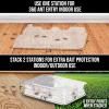 image:imageCatchmaster Defiant Reusable ExtraLarge Outdoor Ant Traps for Yard 2 Pack Ant Bait Stations for Liquid Ant Killer Bait Not Included  XL Size Speeds Up Ant Elimination16 Classic Indoor Stations