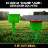 image:imageCatchmaster Defiant Reusable ExtraLarge Outdoor Ant Traps for Yard 2 Pack Ant Bait Stations for Liquid Ant Killer Bait Not Included  XL Size Speeds Up Ant Elimination2 Yard Stakes
