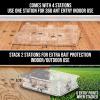 image:imageCatchmaster Defiant Reusable ExtraLarge Outdoor Ant Traps for Yard 2 Pack Ant Bait Stations for Liquid Ant Killer Bait Not Included  XL Size Speeds Up Ant Elimination1 Liquid Bait  Stations