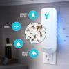 image:imageCatchmaster Vector 9 UV Light Plug in Flying Insect Trap  Silent Indoor Bug Catcher for House amp Fruit Flies Gnats amp Moths  MessFree Easy Setup amp Cleanup  with 12 Glue Trap Refills Year Supply
