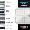 image:imageCatchmaster Vector HighCatch Glue Trap Refills 12Pk UV Light Fly Traps for Home Unscented Sticky Gnat Glue Boards for House UV Lamp Insect amp Mosquito Killer Adhesive Bug Light BoardsWall 12Refills White