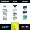 image:imageCatchmaster Vector HighCatch Glue Trap Refills 12Pk UV Light Fly Traps for Home Unscented Sticky Gnat Glue Boards for House UV Lamp Insect amp Mosquito Killer Adhesive Bug Light BoardsWall 12Refills Yellow