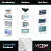 image:imageCatchmaster Vector HighCatch Glue Trap Refills 12Pk UV Light Fly Traps for Home Unscented Sticky Gnat Glue Boards for House UV Lamp Insect amp Mosquito Killer Adhesive Bug Light BoardsWall 12Refills White