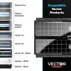 image:imageCatchmaster Vector HighCatch Glue Trap Refills 12Pk UV Light Fly Traps for Home Unscented Sticky Gnat Glue Boards for House UV Lamp Insect amp Mosquito Killer Adhesive Bug Light BoardsWall 12Refills Black
