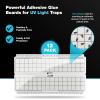image:imageCatchmaster Vector HighCatch Glue Trap Refills 12Pk UV Light Fly Traps for Home Unscented Sticky Gnat Glue Boards for House UV Lamp Insect amp Mosquito Killer Adhesive Bug Light BoardsWall 12Refills White