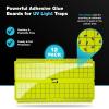 image:imageCatchmaster Vector HighCatch Glue Trap Refills 12Pk UV Light Fly Traps for Home Unscented Sticky Gnat Glue Boards for House UV Lamp Insect amp Mosquito Killer Adhesive Bug Light BoardsWall 12Refills Yellow