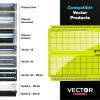 image:imageCatchmaster Vector HighCatch Glue Trap Refills 12Pk UV Light Fly Traps for Home Unscented Sticky Gnat Glue Boards for House UV Lamp Insect amp Mosquito Killer Adhesive Bug Light BoardsWall 12Refills Yellow