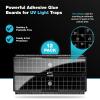 image:imageCatchmaster Vector HighCatch Glue Trap Refills 12Pk UV Light Fly Traps for Home Unscented Sticky Gnat Glue Boards for House UV Lamp Insect amp Mosquito Killer Adhesive Bug Light BoardsWall 12Refills Black