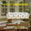 image:imageCatchmaster Window Fly Traps Decorative Linen 3 Count  6 Refills Gnat and Fruit Fly Strips for Indoor Disposable Discreet Bug Catcher Insect Sticky Glue Traps Adhesive Pest Control for Home