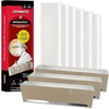 image:imageCatchmaster Window Fly Traps Decorative Linen 3 Count  6 Refills Gnat and Fruit Fly Strips for Indoor Disposable Discreet Bug Catcher Insect Sticky Glue Traps Adhesive Pest Control for Home